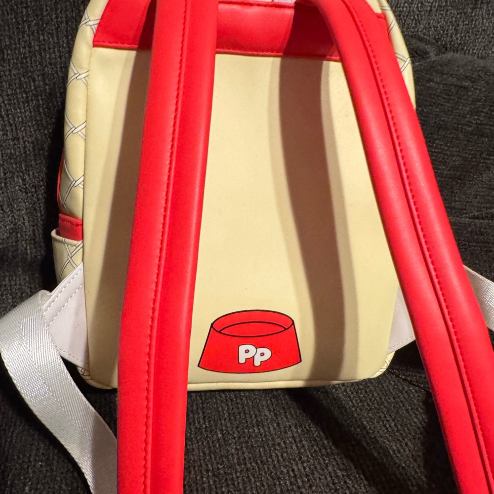 Loungefly Pound Puppies Yellow and Cream Backpack - Picture 8 of 11